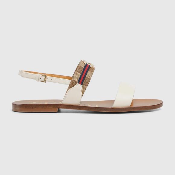 Gucci Interlocking G Web Sandals(PLEASE REQUEST YOUR SIZE FOR PURCHASING)